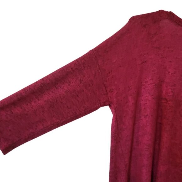 Bobeau open back long sleeve very soft sweater size small - Picture 2 of 5